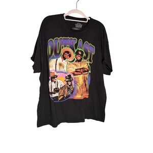 OutKast black crewneck graphic print‎ t-shirt